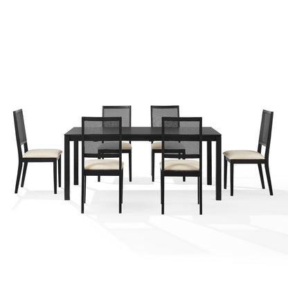 Greer 7-Piece Dining Table Set For 6 - Table & 6 Chairs