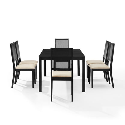 Greer 7-Piece Dining Table Set For 6 - Table & 6 Chairs