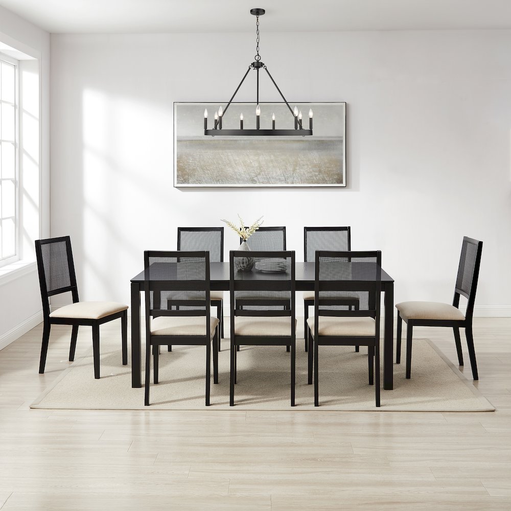Greer 9-Piece Dining Table Set For 8 - Table & 8 Chairs