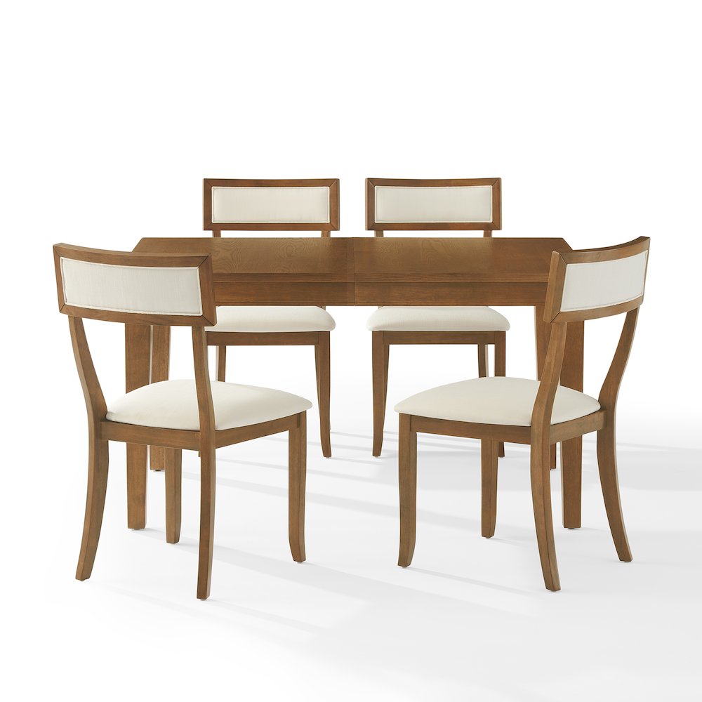 Alessia 5-Piece Dining Table Set For 4 - Table & 4 Chairs