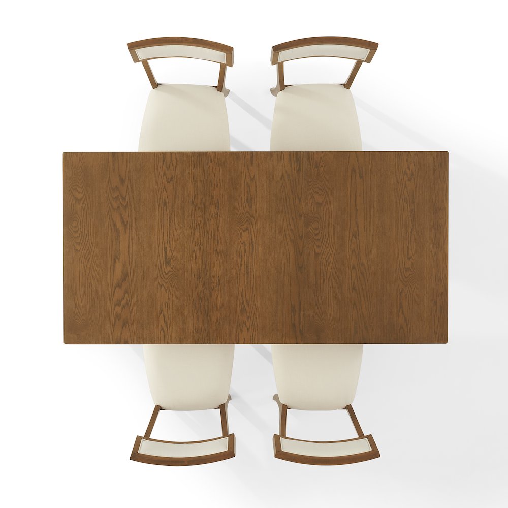 Alessia 5-Piece Dining Table Set For 4 - Table & 4 Chairs