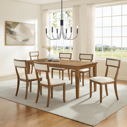 Alessia 7-Piece Dining Table Set For 6 - Table & 6 Chairs