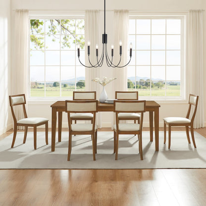 Alessia 7-Piece Dining Table Set For 6 - Table & 6 Chairs