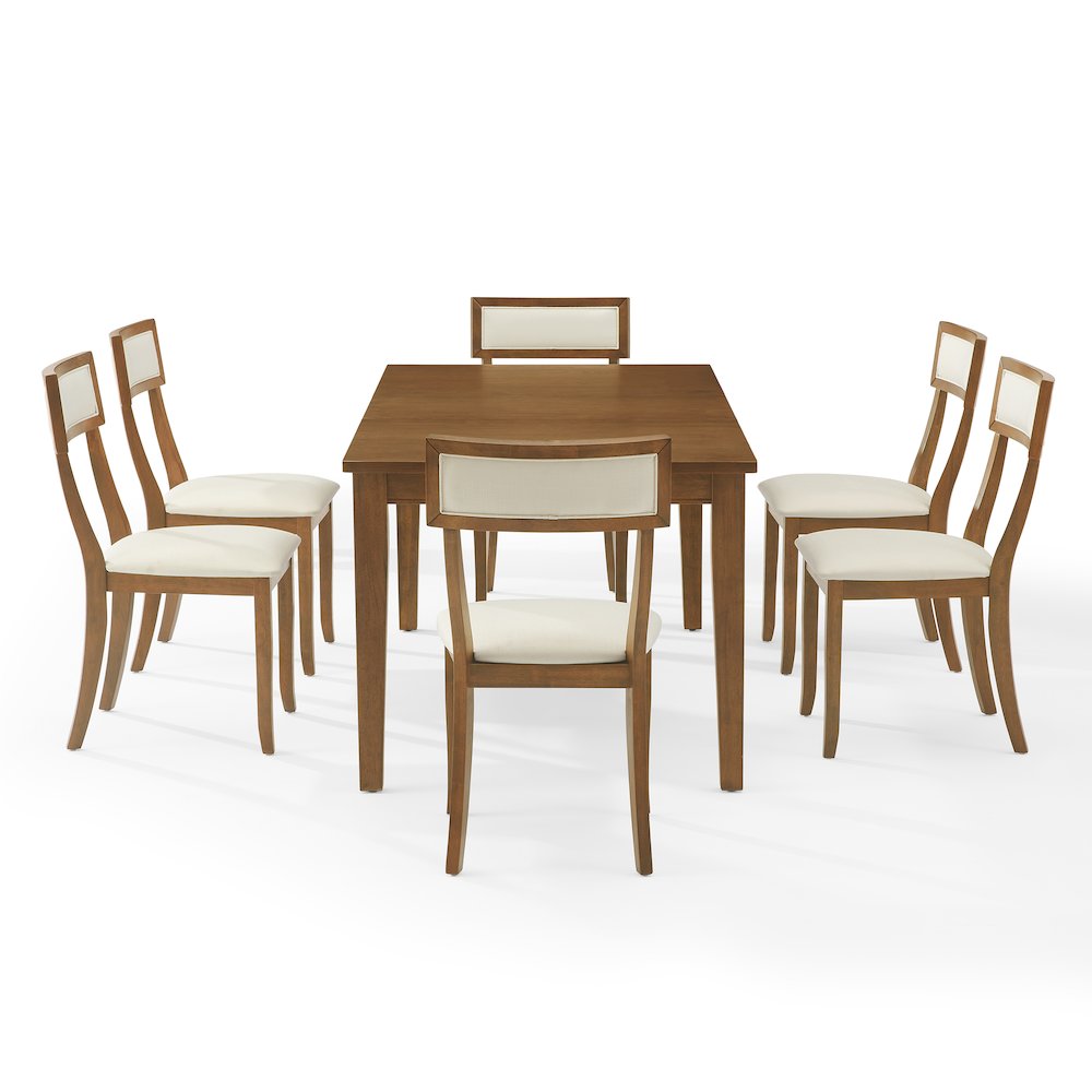 Alessia 7-Piece Dining Table Set For 6 - Table & 6 Chairs