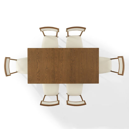 Alessia 7-Piece Dining Table Set For 6 - Table & 6 Chairs