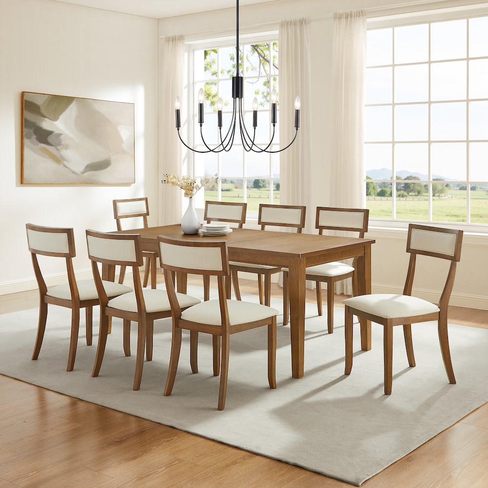 Alessia 9-Piece Dining Table Set For 8 - Table & 8 Chairs