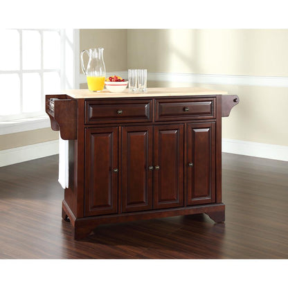 Lafayette Wood Top Full Size Kitchen Island/Cart