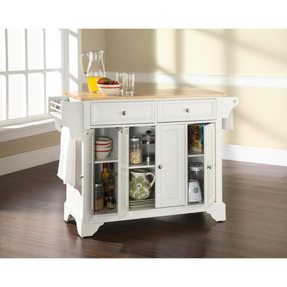 Lafayette Wood Top Full Size Kitchen Island/Cart