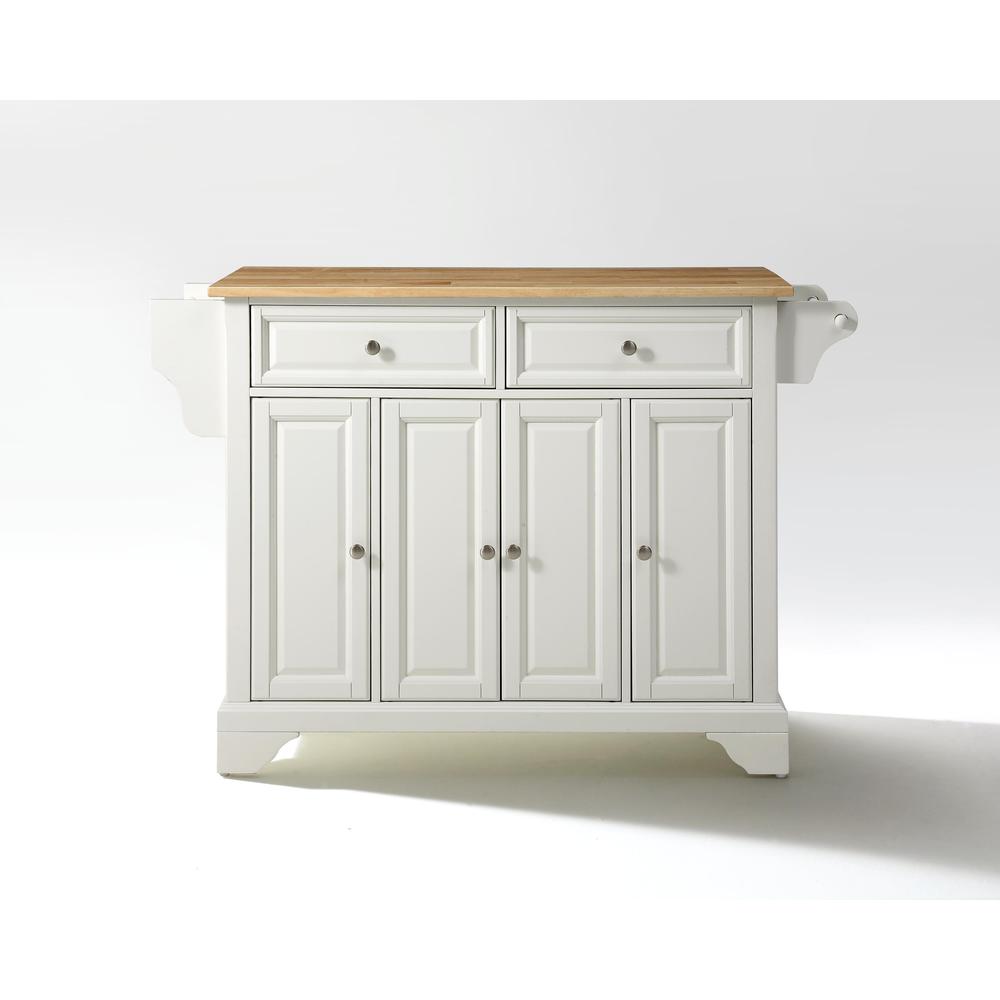 Lafayette Wood Top Full Size Kitchen Island/Cart