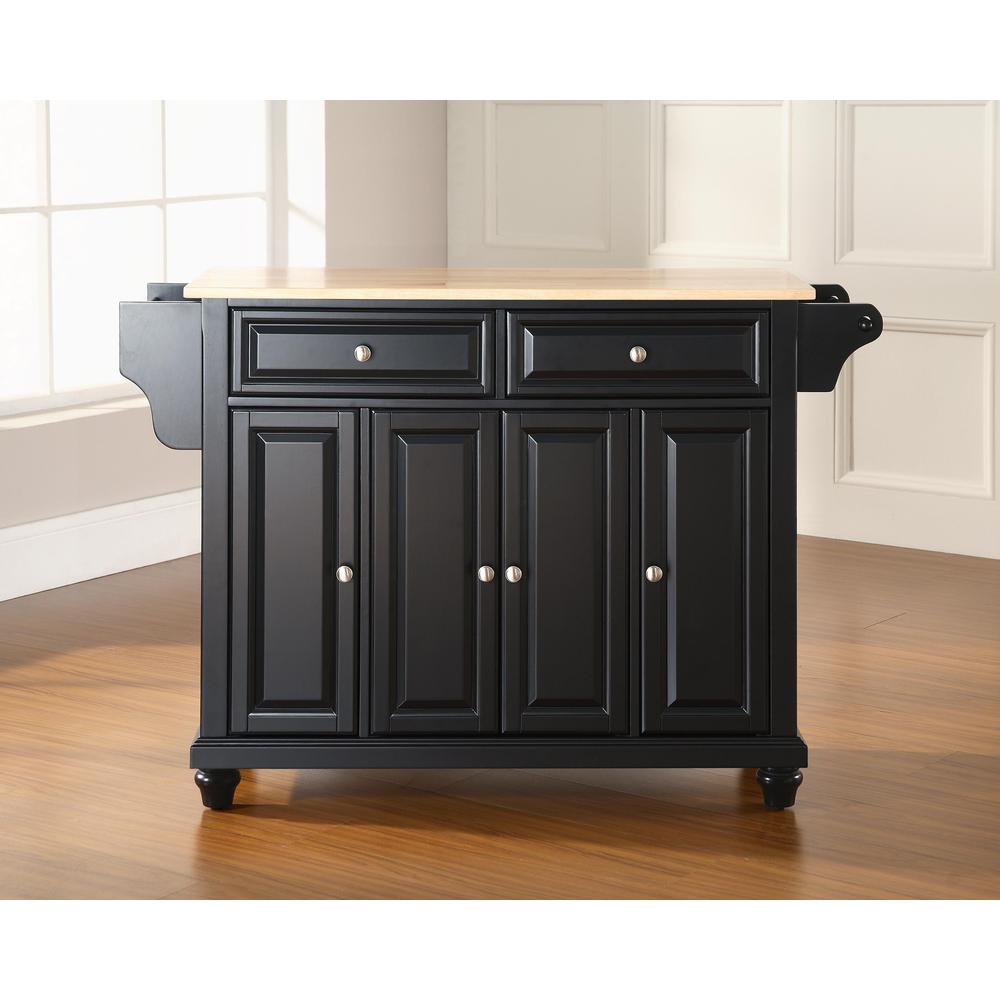 Cambridge Wood Top Full Size Kitchen Island/Cart