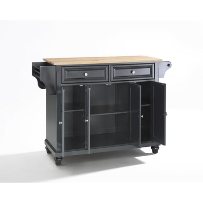 Cambridge Wood Top Full Size Kitchen Island/Cart