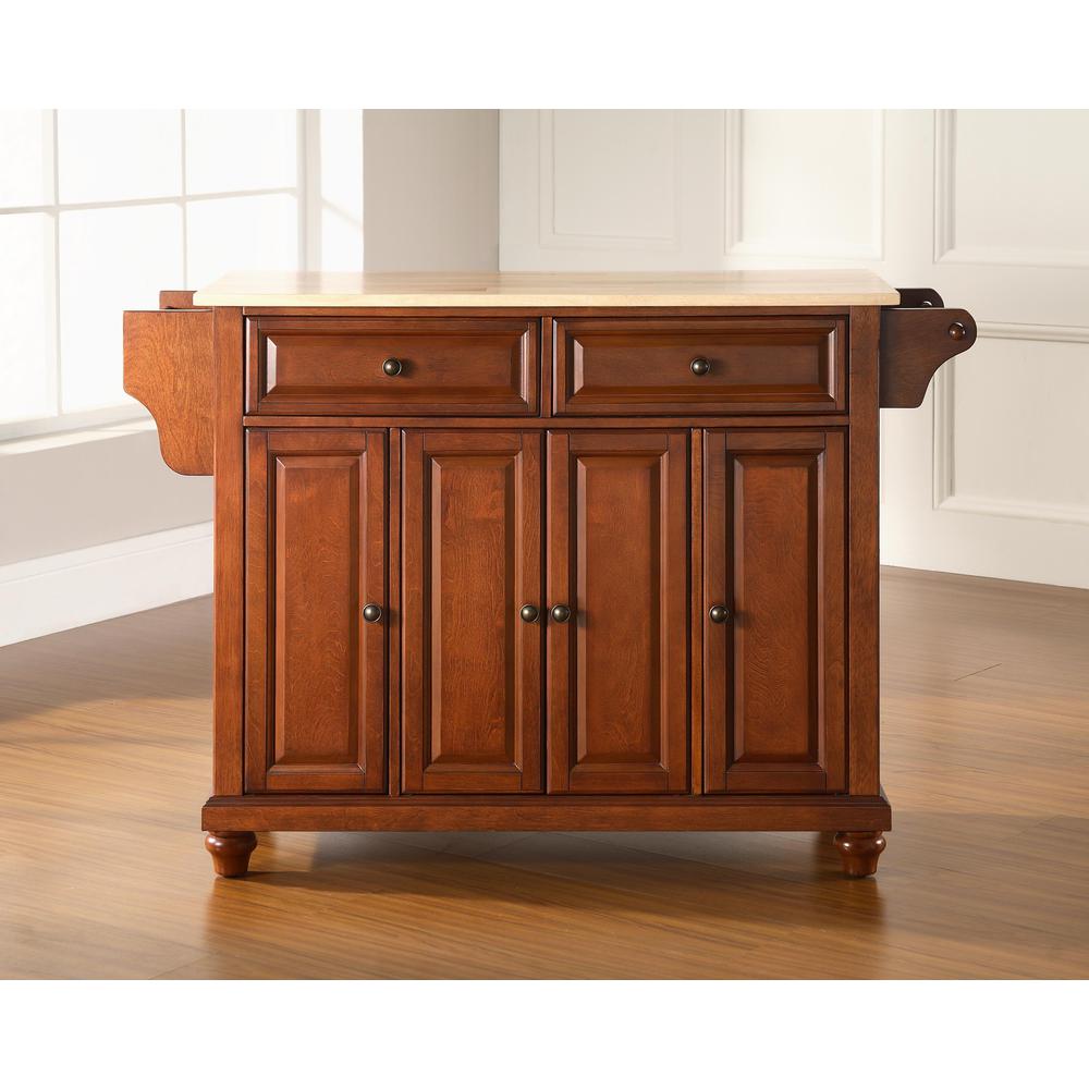 Cambridge Wood Top Full Size Kitchen Island/Cart