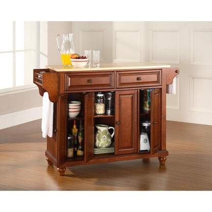 Cambridge Wood Top Full Size Kitchen Island/Cart