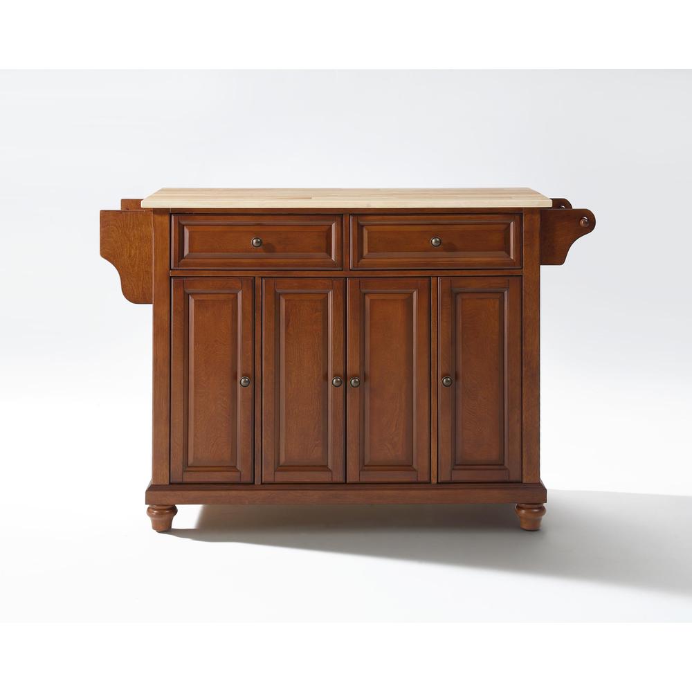 Cambridge Wood Top Full Size Kitchen Island/Cart
