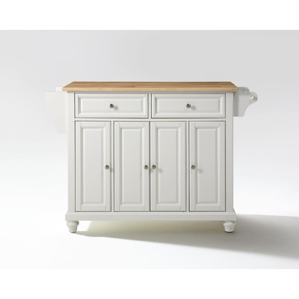 Cambridge Wood Top Full Size Kitchen Island/Cart