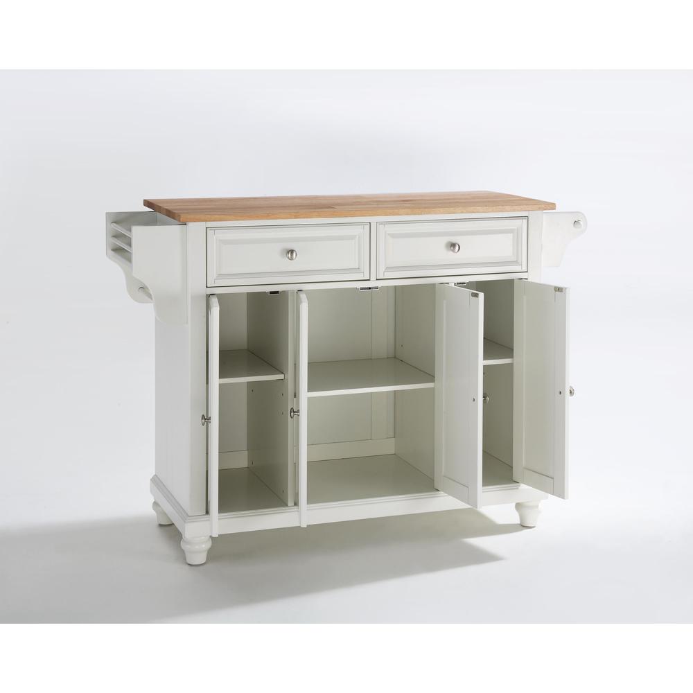 Cambridge Wood Top Full Size Kitchen Island/Cart
