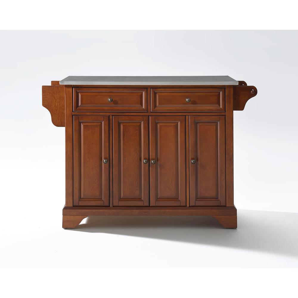 Lafayette Stainless Steel Top Full Size Kitchen Island/Cart