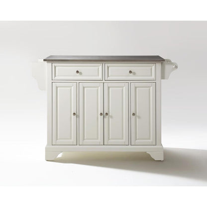 Lafayette Stainless Steel Top Full Size Kitchen Island/Cart