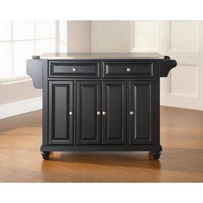 Cambridge Stainless Steel Top Full Size Kitchen Island/Cart