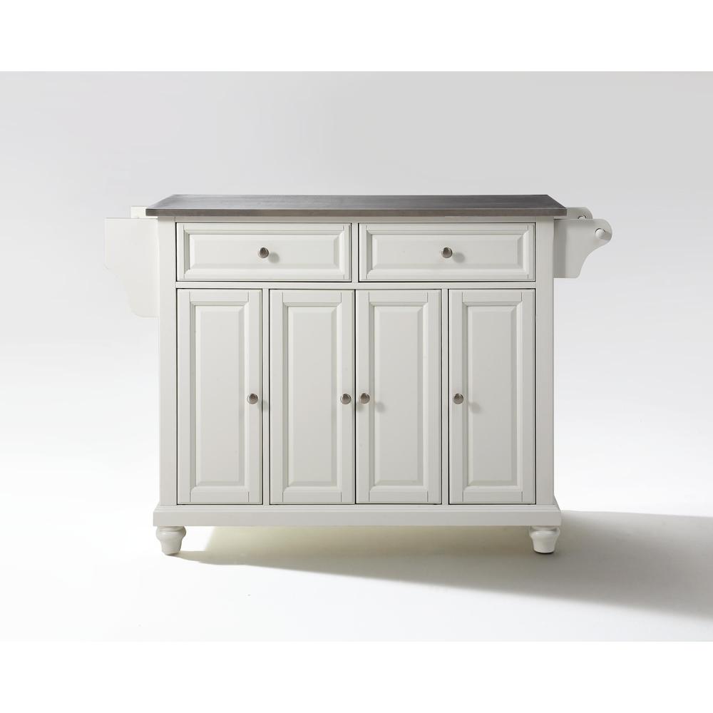 Cambridge Stainless Steel Top Full Size Kitchen Island/Cart
