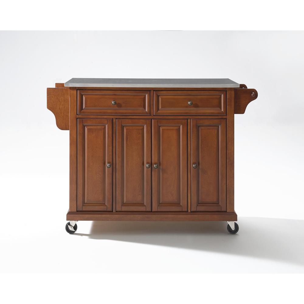 Full Size Stainless Steel Top Kitchen Cart