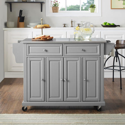 Full Size Stainless Steel Top Kitchen Cart