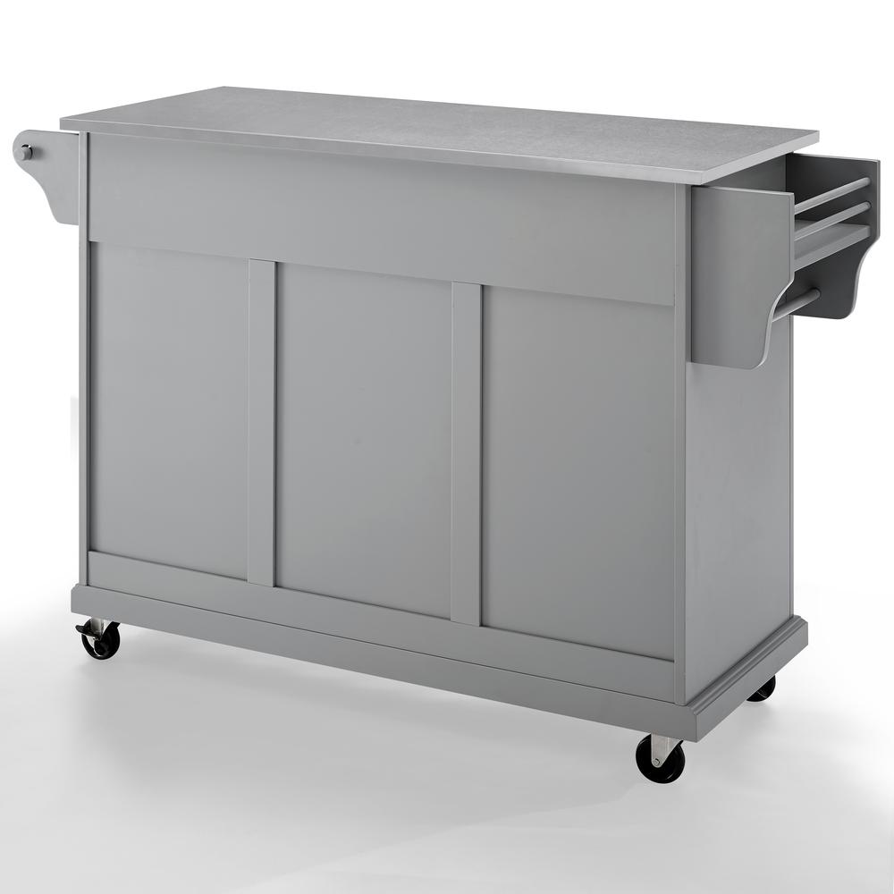 Full Size Stainless Steel Top Kitchen Cart