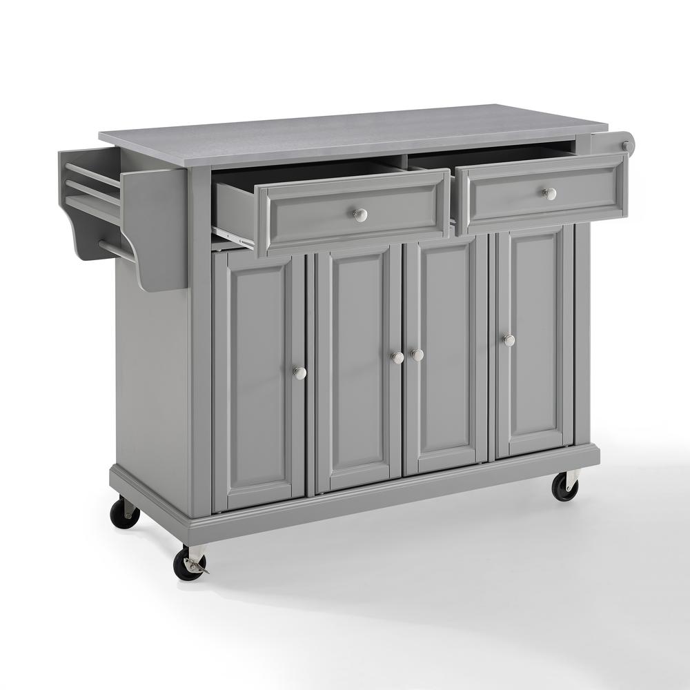 Full Size Stainless Steel Top Kitchen Cart