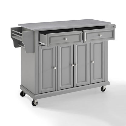 Full Size Stainless Steel Top Kitchen Cart