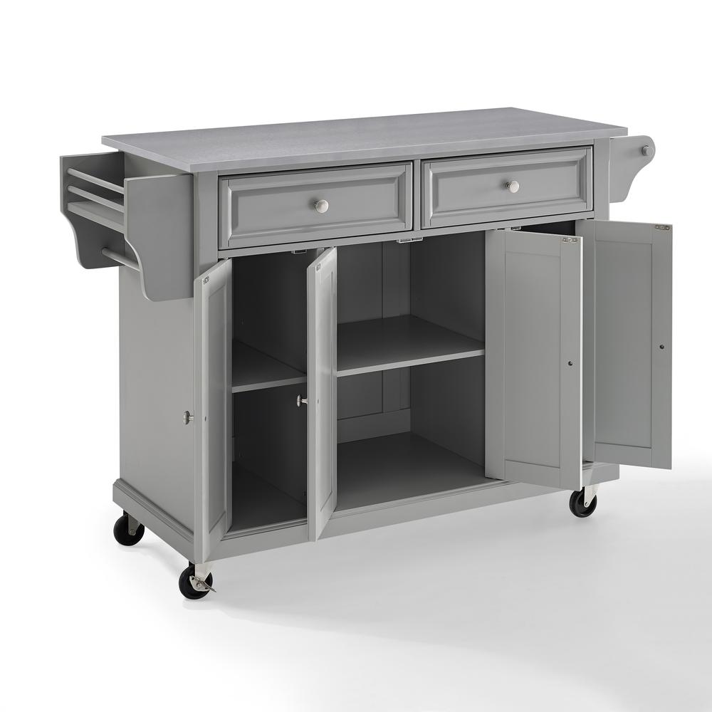 Full Size Stainless Steel Top Kitchen Cart