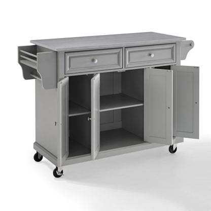 Full Size Stainless Steel Top Kitchen Cart