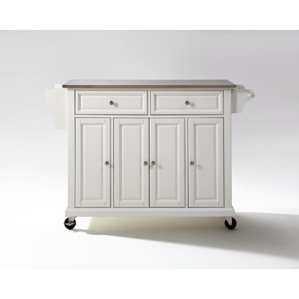 Full Size Stainless Steel Top Kitchen Cart