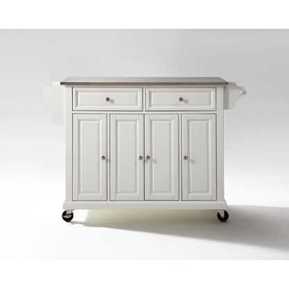 Full Size Stainless Steel Top Kitchen Cart