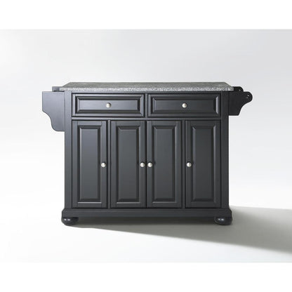 Alexandria Granite Top Full Size Kitchen Island/Cart