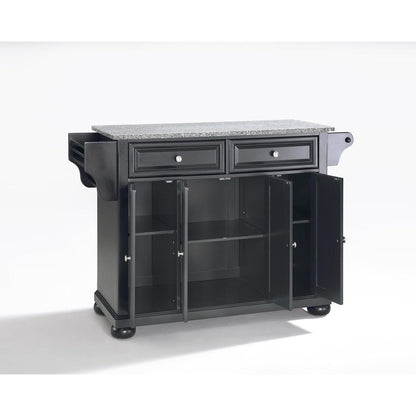 Alexandria Granite Top Full Size Kitchen Island/Cart