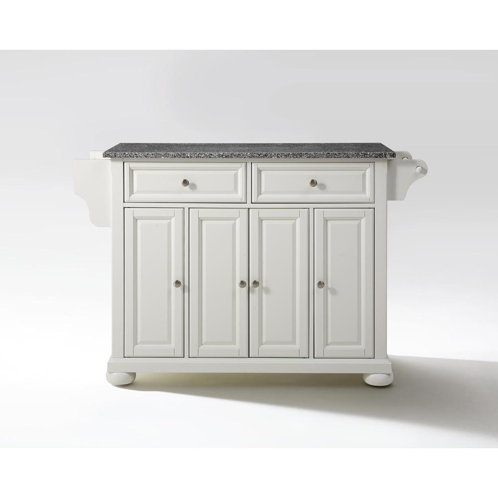 Alexandria Granite Top Full Size Kitchen Island/Cart