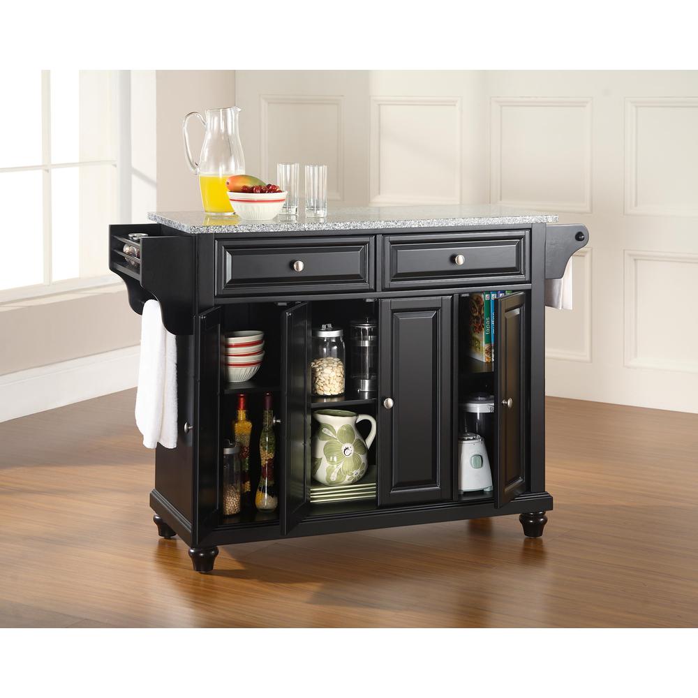 Cambridge Granite Top Full Size Kitchen Island/Cart