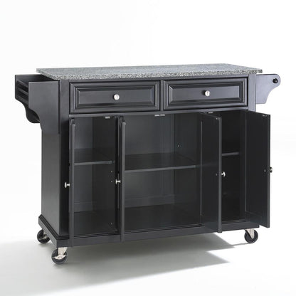 Full Size Granite Top Kitchen Cart