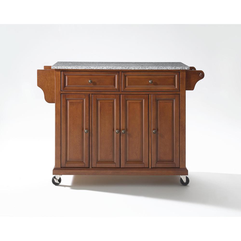 Full Size Granite Top Kitchen Cart