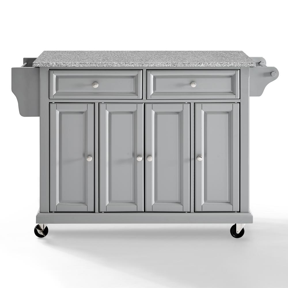 Full Size Granite Top Kitchen Cart