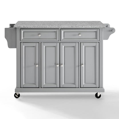 Full Size Granite Top Kitchen Cart