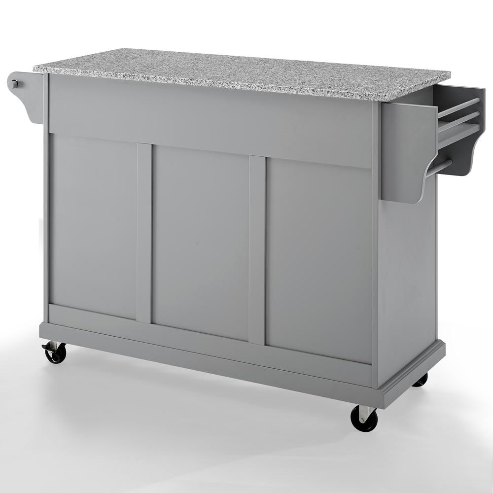 Full Size Granite Top Kitchen Cart