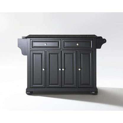 Alexandria Granite Top Full Size Kitchen Island/Cart