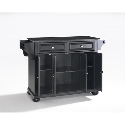 Alexandria Granite Top Full Size Kitchen Island/Cart