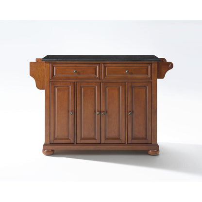 Alexandria Granite Top Full Size Kitchen Island/Cart