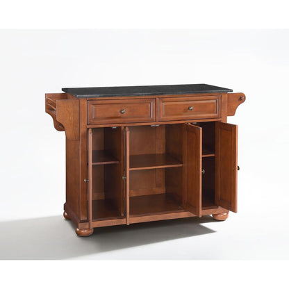 Alexandria Granite Top Full Size Kitchen Island/Cart