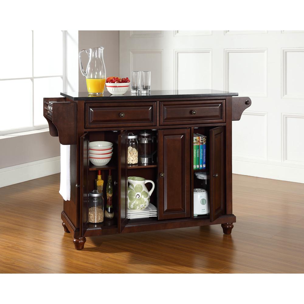 Cambridge Granite Top Full Size Kitchen Island/Cart
