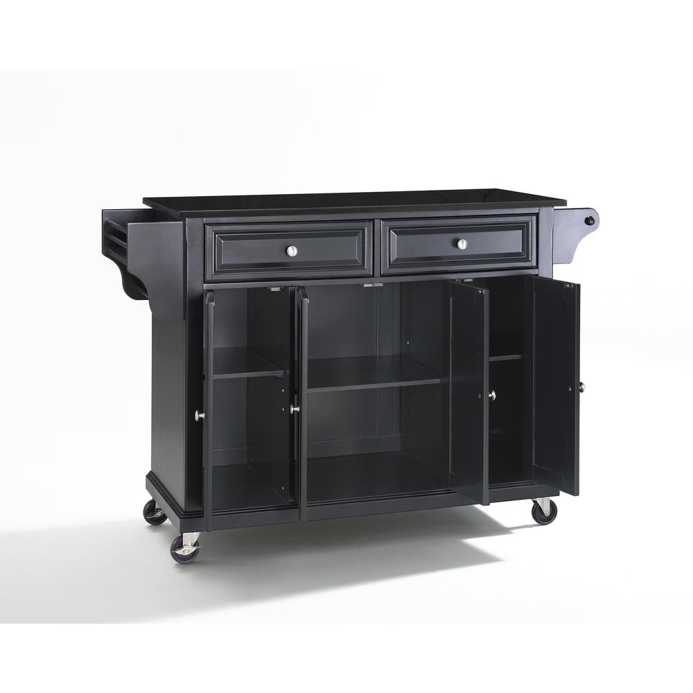 Full Size Granite Top Kitchen Cart