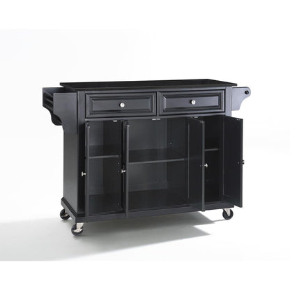 Full Size Granite Top Kitchen Cart
