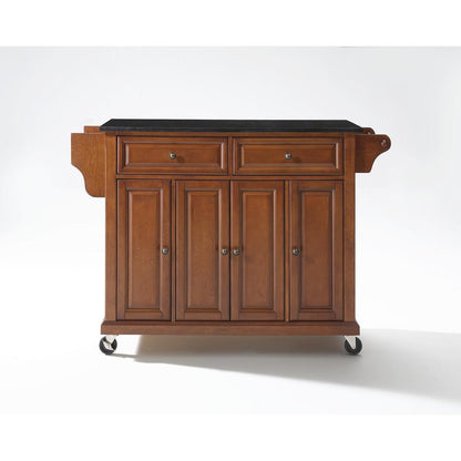 Full Size Granite Top Kitchen Cart